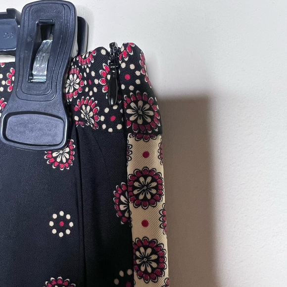 Zara Contrasting Multicolored Floral Print Trousers Pants  Boho Medium - Picture 6 of 14